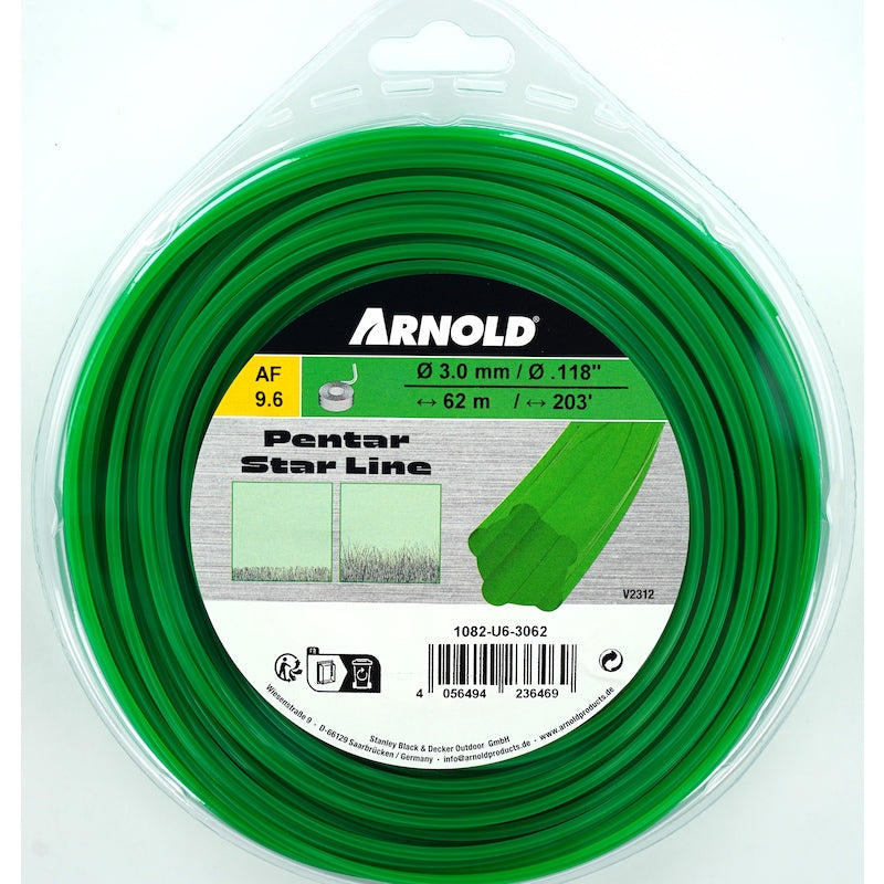 ARNOLD Trimmerfaden Pentar Star Line 3 mm x  62 m