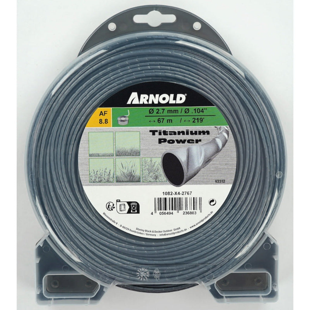 ARNOLD Trimmerfaden Titanium Power Wellenförmig 2,7 mm x  67 m