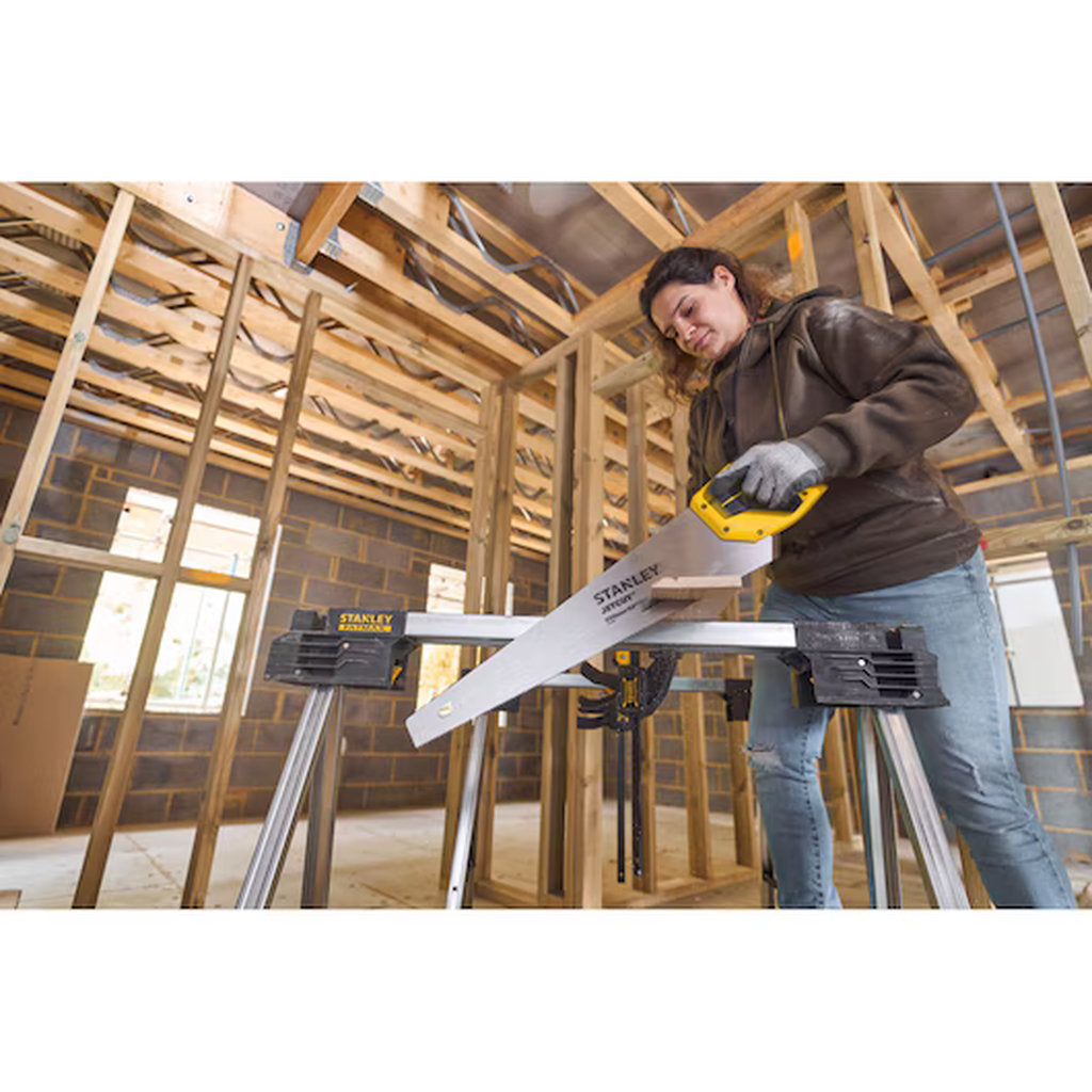 Stanley JetCut Handsäge, JetCut Universalsäge, Stanley Handsäge, Profi Holzsäge, JetCut Sägeblatt, Stanley Werkzeug Säge, Feinschnitt Handsäge, JetCut Carpentry Saw, Stanley Handwerkzeug, Präzisionssäge JetCut
