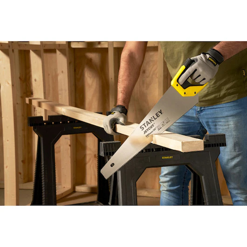 Stanley JetCut Handsäge 7 TPI, JetCut Handsäge grobe Zahnung, Stanley Holzsäge, Profi JetCut Universalsäge, Stanley Handwerkzeug Säge, JetCut Holzsäge grob, Stanley JetCut Carpentry Saw, Präzisionssäge Stanley, JetCut Profi Säge, Stanley Werkzeugsäge
