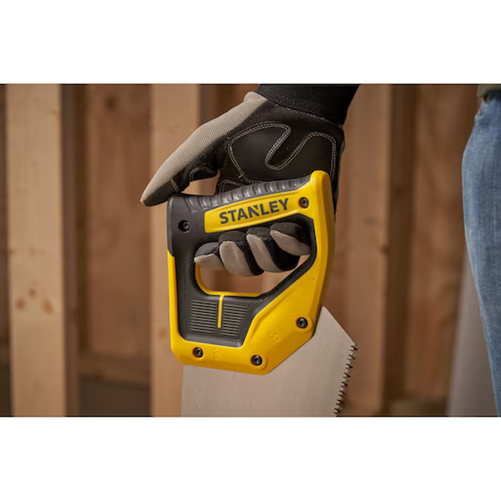 Stanley JetCut Handsäge grob 7 TPI, JetCut Holzsäge, Stanley Profi Handsäge, Universalsäge mit grober Zahnung, JetCut Sägeblatt 7 TPI, Stanley Handwerkzeug Säge, JetCut Carpentry Saw, Stanley Holzsäge grob, Präzisionssäge JetCut, Stanley FatMax Handsäge
