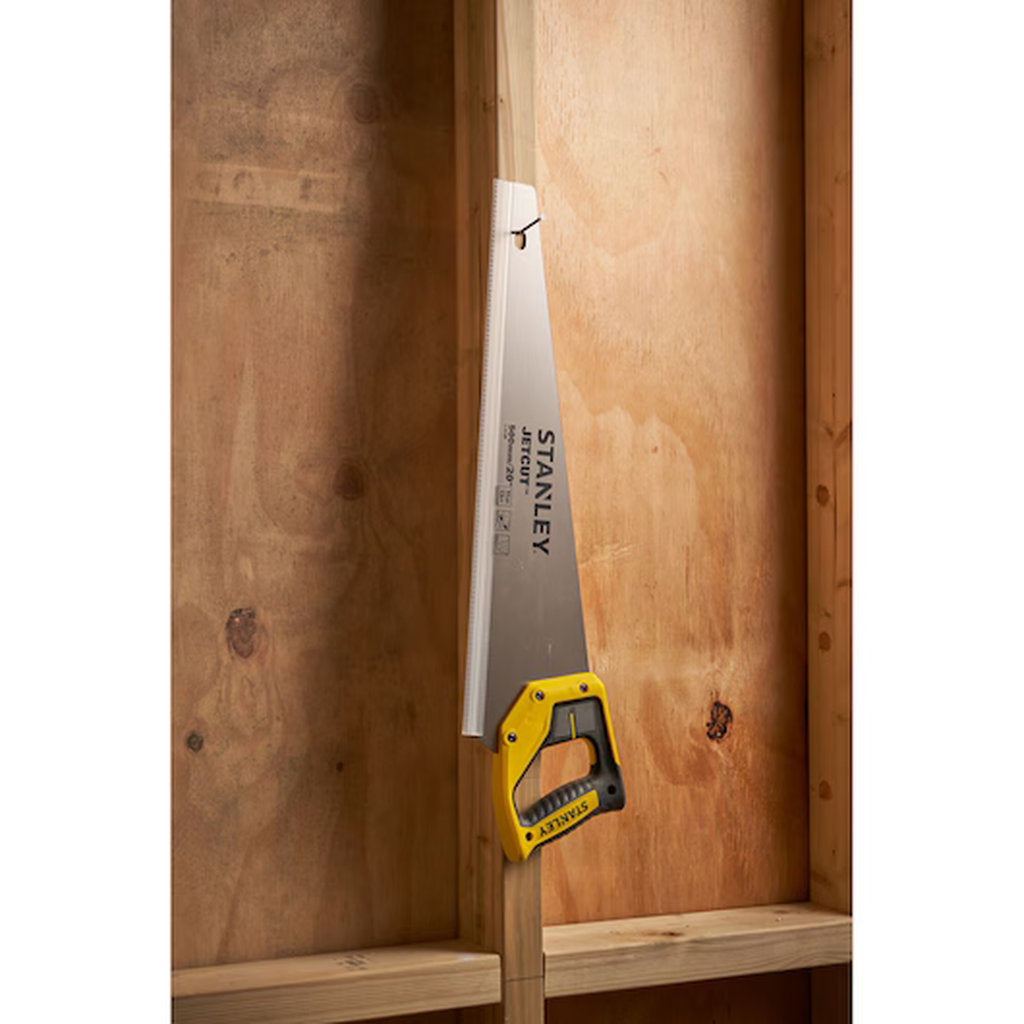 Stanley JetCut Handsäge, JetCut Universalsäge, Stanley Handsäge Holz, Profi JetCut Säge, Stanley Werkzeug Säge, Feinschnitt Handsäge, JetCut Carpentry Saw, Stanley Holzsäge, Präzisionssäge JetCut, Handwerkzeug Stanley
