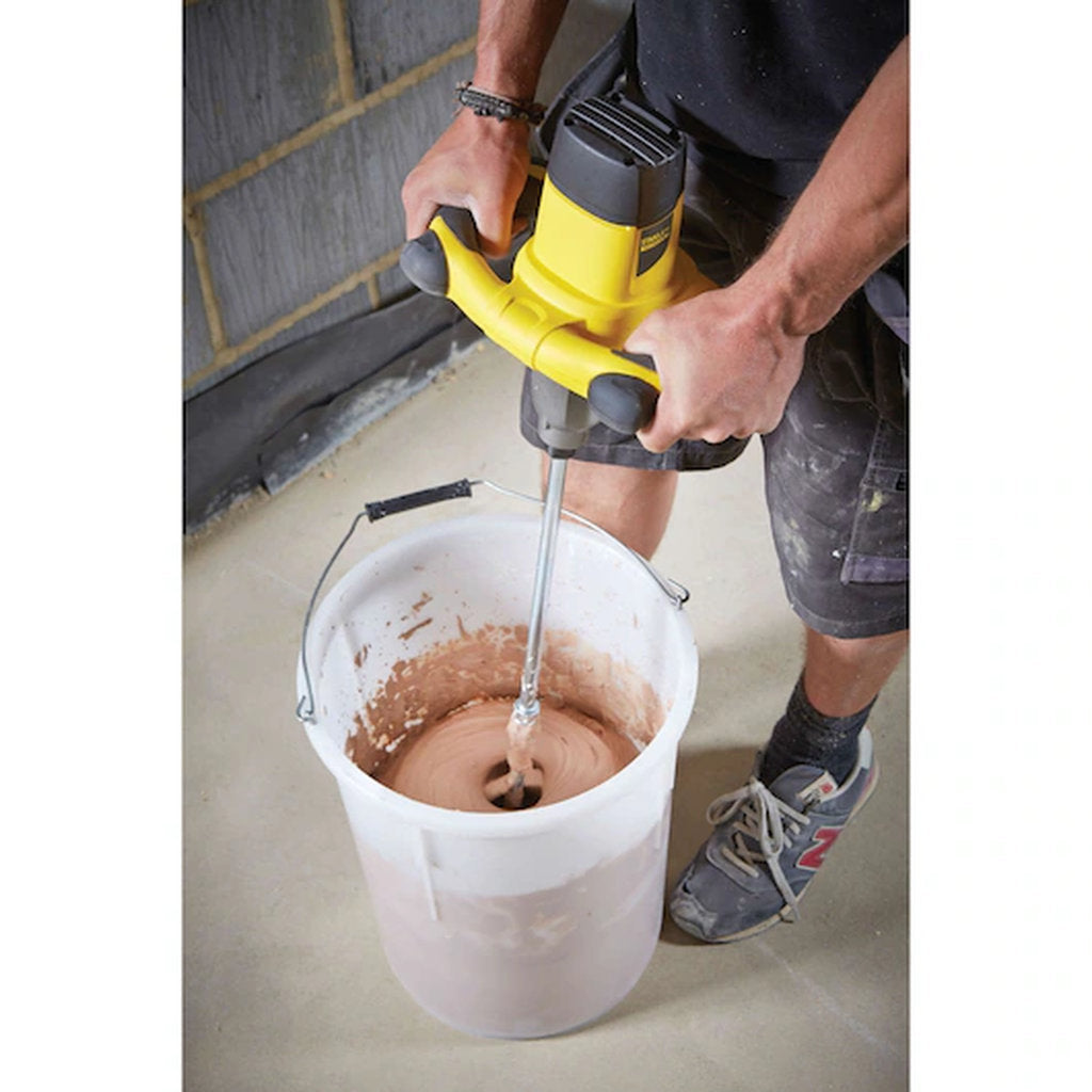 Rührwerk 1600W, Stanley Rührgerät, Farb- und Mörtelrührer, Elektrisches Rührwerk, Betonmischer Handgerät, Profi Rührwerk 1600 Watt, Stanley Werkzeug Mischer, Baustellen Rührwerk, Power Mixer 1600W, Handrührgerät für Baustoffe
