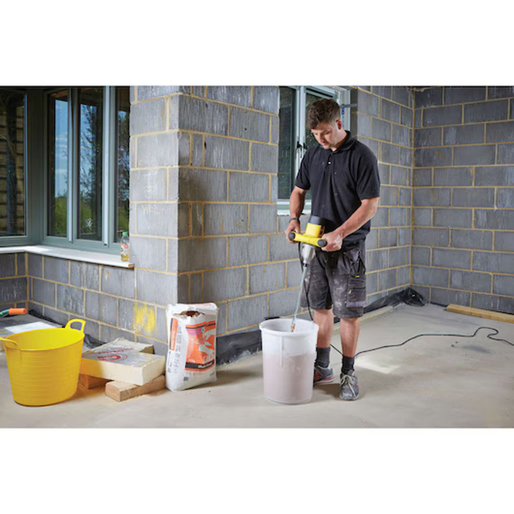 Rührwerk 1600W, Stanley Rührgerät, Farb- und Mörtelrührer, Elektrisches Rührwerk, Betonmischer Handgerät, Profi Rührwerk 1600 Watt, Stanley Werkzeug Mischer, Baustellen Rührwerk, Power Mixer 1600W, Handrührgerät für Baustoffe
