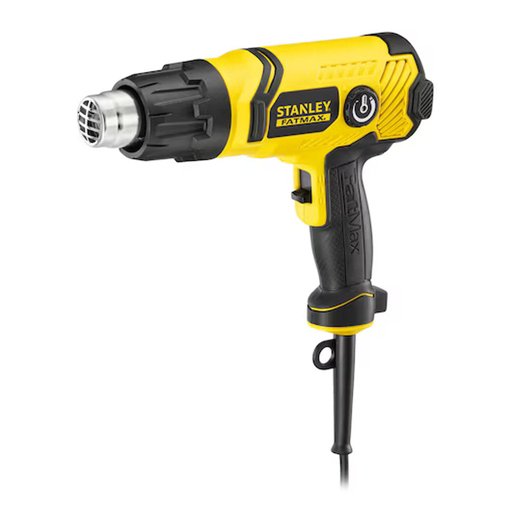 Stanley FatMax Heißluftpistole 2000W, Heißluftgebläse 2000 Watt, Stanley Heißluftpistole, Profi Heißluftfön, FatMax Heat Gun, Elektrische Heißluftpistole, Stanley Werkzeug Heißluft, Temperaturregulierbare Heißluftpistole, Power Tool Heat Gun, Industrie Heißluftpistole

