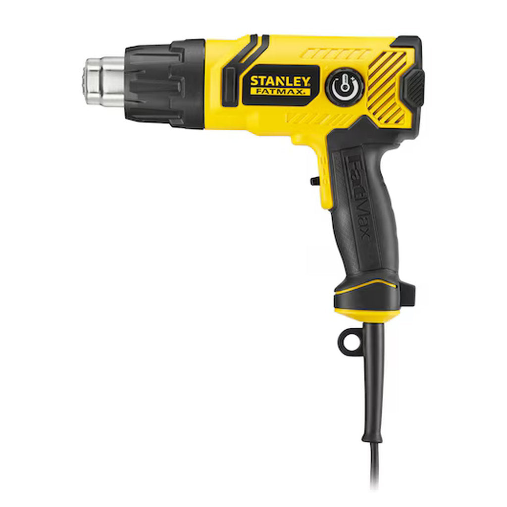 Stanley FatMax Heißluftpistole 2000W, Heißluftgebläse 2000 Watt, Stanley Heißluftpistole, Profi Heißluftfön, FatMax Heat Gun, Elektrische Heißluftpistole, Stanley Werkzeug Heißluft, Temperaturregulierbare Heißluftpistole, Power Tool Heat Gun, Industrie Heißluftpistole
