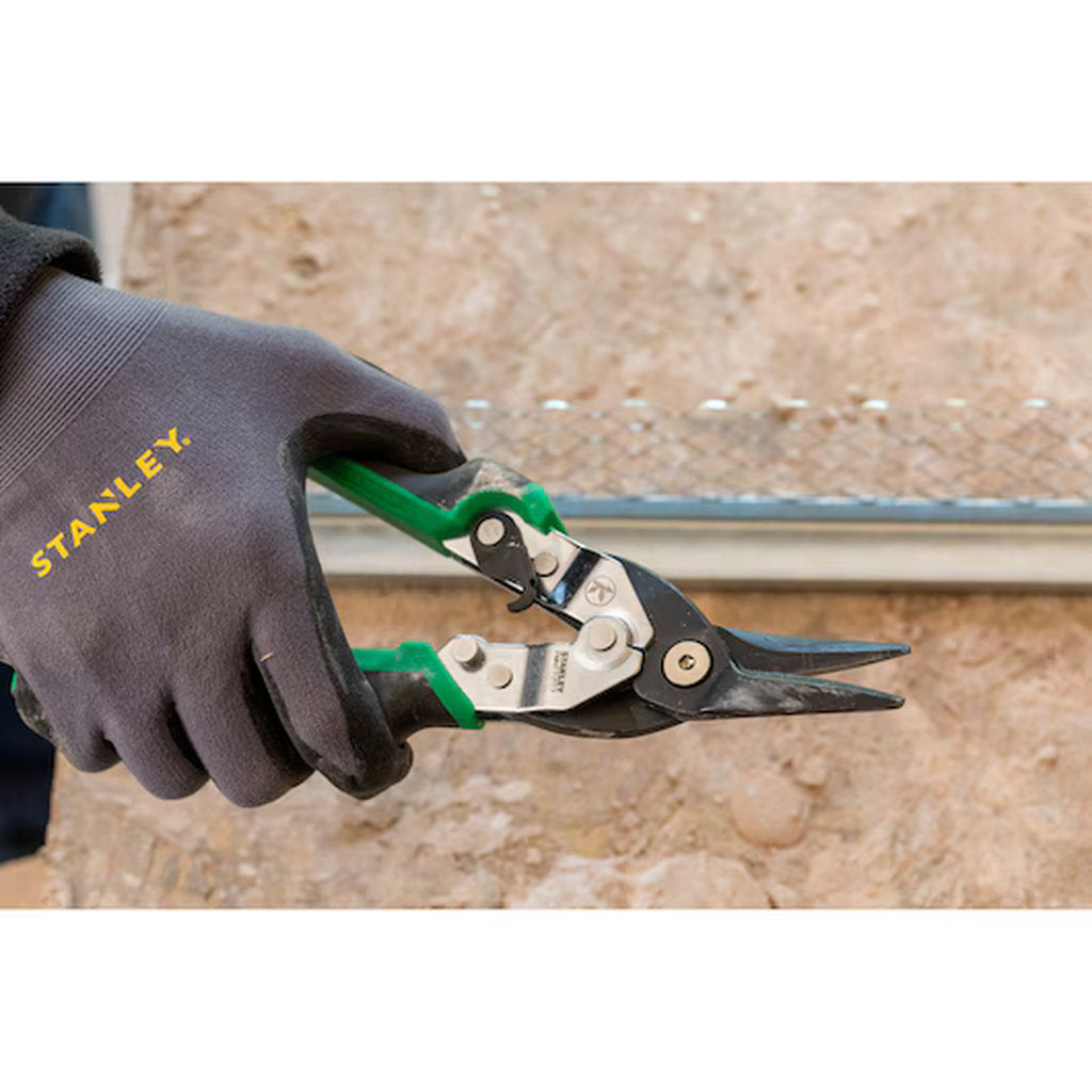 Blechschere FatMax ERGO rechts 250mm, Stanley FatMax Rechtsschere, Metallschere 250 mm, Stanley Blechschere rechts, Profi Blechschere FatMax, ERGO Griffscherer, Stanley Schneidwerkzeug, FatMax Aviation Snip, Handblechschere rechts, Stanley Werkzeug Schere
