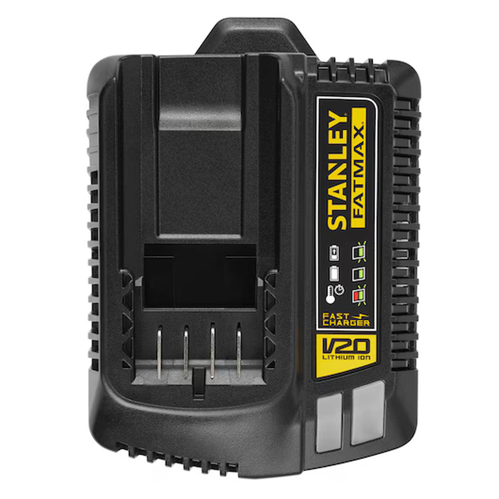 V20 Schnellladegerät 18V, Stanley FatMax 4A Ladegerät, Akku Ladegerät für V20 Akkus, Stanley Akku Ladegerät 18V, Schnellladegerät Lithium-Ionen, Stanley FatMax V20 Charger, Power Tool Ladegerät, V20 Akku Zubehör, Stanley Akku Schnellladegerät, 4A Fast Charger 18V
