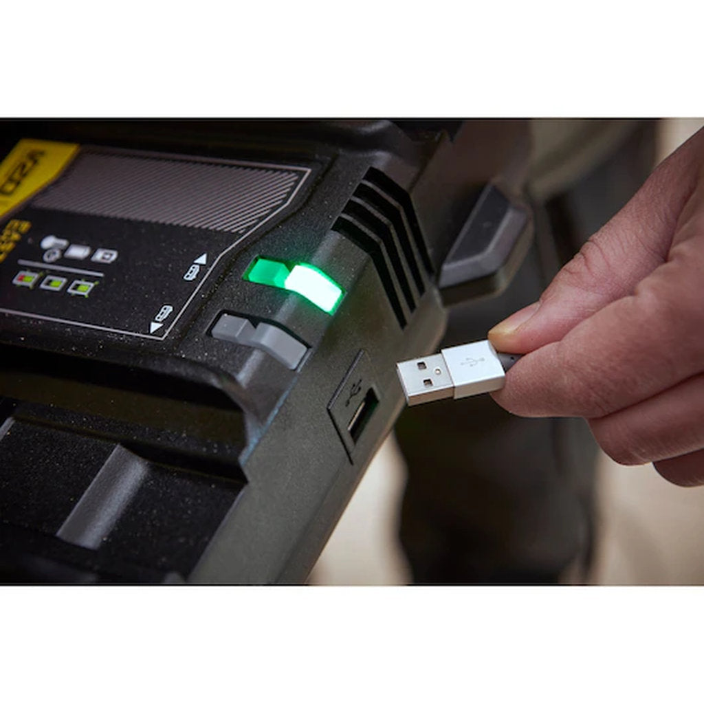 V20 Zweischacht Schnellladegerät 18V, Stanley FatMax Doppelladegerät, 4A Ladegerät für V20 Akkus, Stanley Akku Ladegerät, V20 Dual Charger, Schnellladegerät für Lithium-Ionen Akkus, Stanley FatMax V20 Zubehör, Akku Ladegerät 18 Volt, Power Tool Charger, Stanley V20 4A Ladegerät
