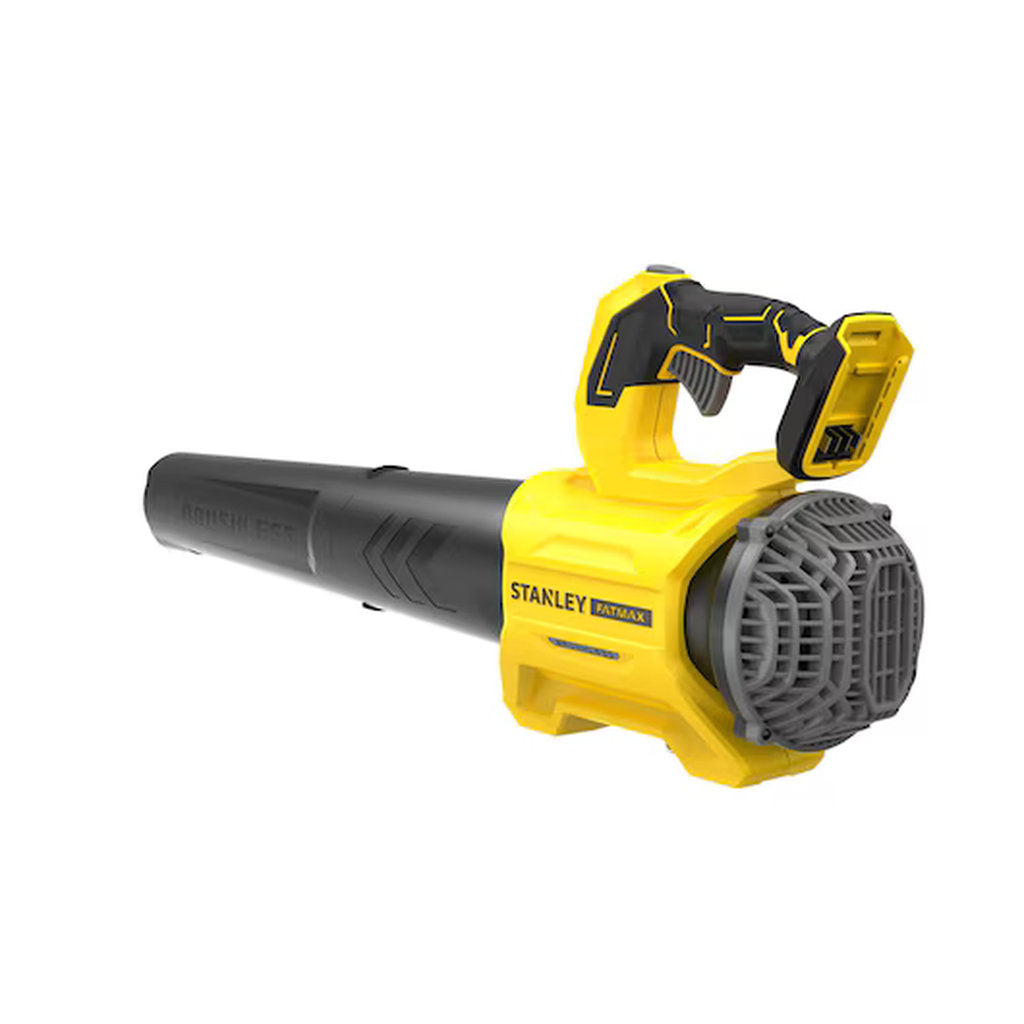 Stanley Fatmax, brushless leaf blower, Bürstenloser Laubbläser, 18V cordless blower, kabelloser Gartenbläser, Stanley cordless tool, V20 battery system, Akku Gartengerät, battery powered leaf blower, Stanley Werkzeuge, powerful air blower, electric garden blower, rechargeable blower, schnurloser Laubbläser, professional garden tool, Gartenpflege Werkzeug, Akku betrieben, lightweight leaf blower, outdoor cleaning tool, cordless garden equipment, Stanley Akku Gerät, V20 brushless blower, Gartenarbeit Werkzeug