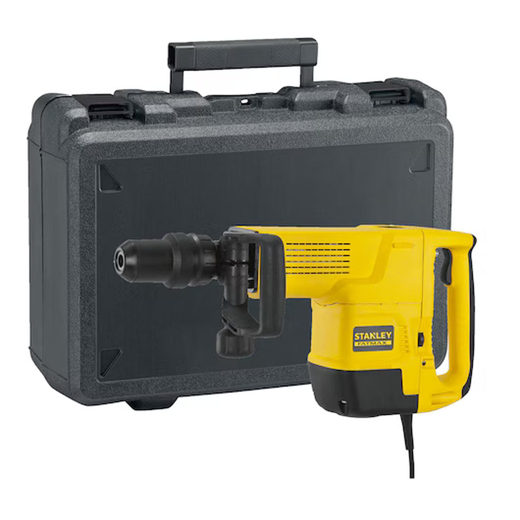 Stanley FatMax SDS-max Meißelhammer 1600W, Abbruchhammer 1600 Watt, Stanley Meißelhammer, SDS-max Hammer Stanley, Profi Abbruchhammer, FatMax Schlaghammer, Elektro Meißelhammer, Stanley Power Tool 1600W, Beton Meißelhammer, Schwerer Bohr- und Meißelhammer
