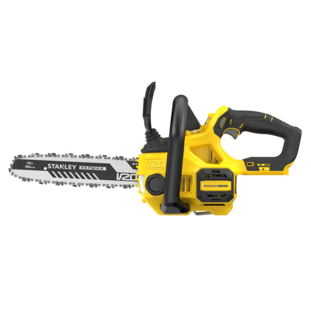 Stanley Fatmax, Stanley Fatmax V20, Akku Kettensäge, cordless chainsaw, 18V chainsaw, Stanley cordless saw, kabellose Kettensäge, battery powered chainsaw, electric chainsaw, Gartenwerkzeug, Stanley Werkzeuge, V20 battery system, rechargeable chainsaw, professional garden saw, Gartenpflege Werkzeug, Stanley Akku Werkzeug, wood cutting tool, cordless garden tool, Akku Gartensäge, power tools, schnurlose Kettensäge, heavy duty chainsaw, Gartenbau Werkzeug, Akku betrieben, tree cutting saw, robust garden chain