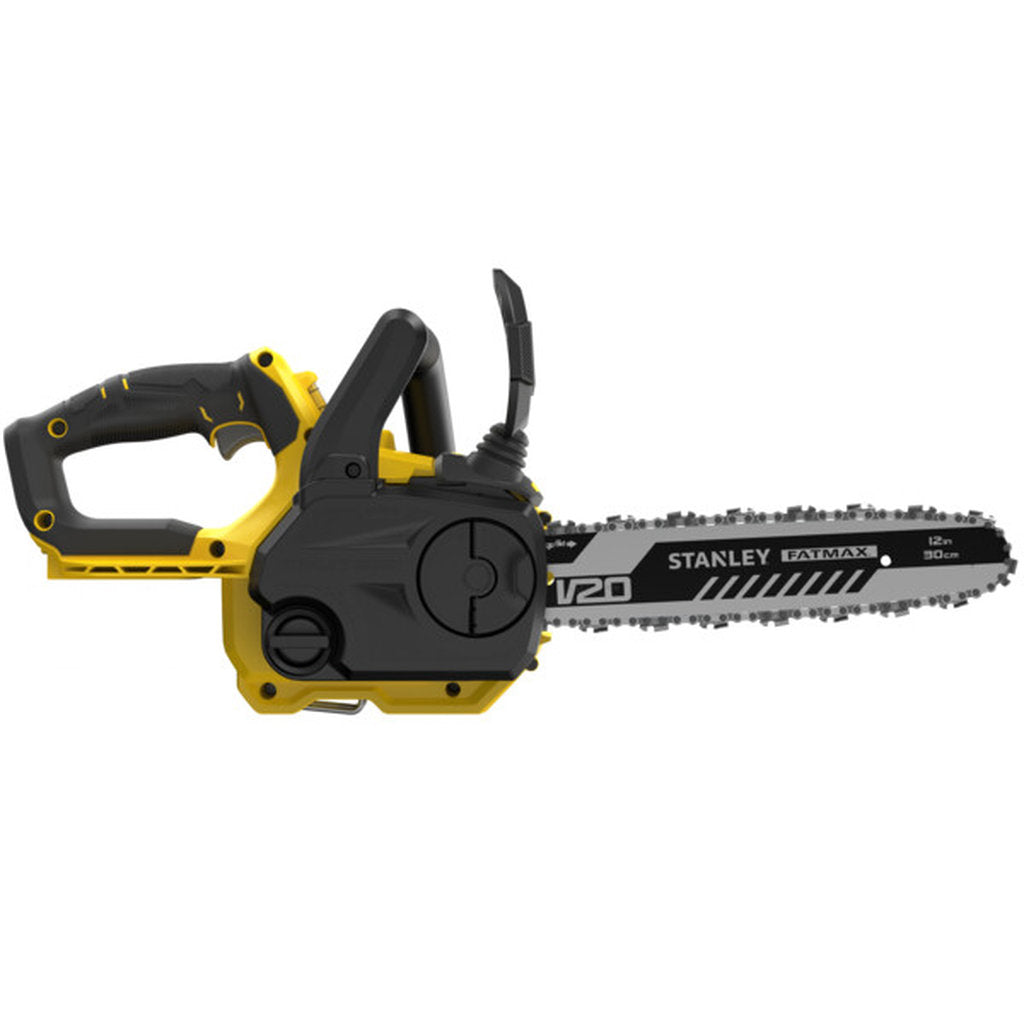 Stanley Fatmax, Stanley Fatmax V20, Akku Kettensäge, cordless chainsaw, 18V chainsaw, Stanley cordless saw, kabellose Kettensäge, battery powered chainsaw, electric chainsaw, Gartenwerkzeug, Stanley Werkzeuge, V20 battery system, rechargeable chainsaw, professional garden saw, Gartenpflege Werkzeug, Stanley Akku Werkzeug, wood cutting tool, cordless garden tool, Akku Gartensäge, power tools, schnurlose Kettensäge, heavy duty chainsaw, Gartenbau Werkzeug, Akku betrieben, tree cutting saw, robust garden chain