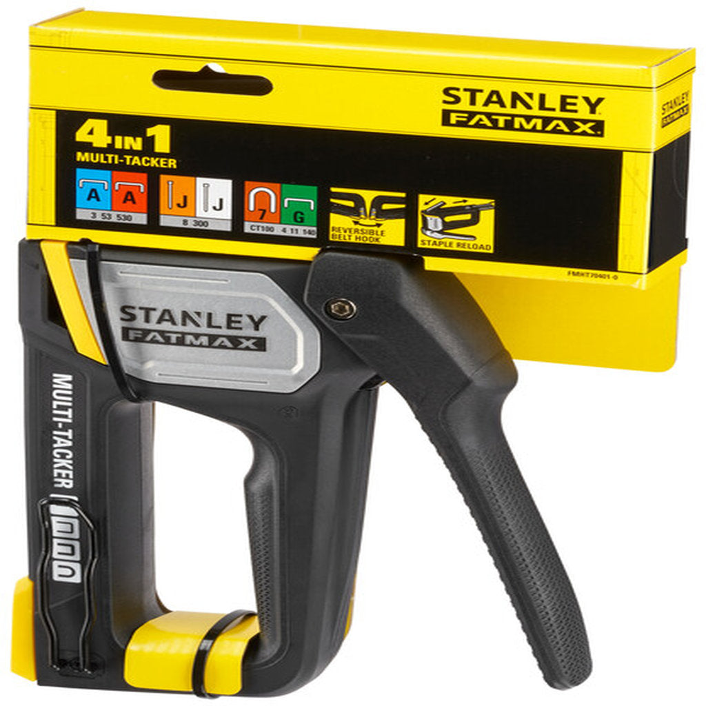Stanley Fatmax, Handtacker, 4 in 1 Tacker, Multi Composit Tacker, manual stapler, Stanley Werkzeuge, heavy duty stapler, Kombi Tacker, professional hand stapler, Stanley hand tools, universal tacker, upholstery stapler, robustes Werkzeug, 4 in 1 staple gun, Werkstatt Werkzeug, precision stapler, Stanley tool, carpenter tools, multi purpose tacker, stapler for wood, DIY tool, Stanley Fatmax tools, construction stapler, multifunction stapler, Möbel Tacker, power tools accessory, home repair tool, handwerkzeug
